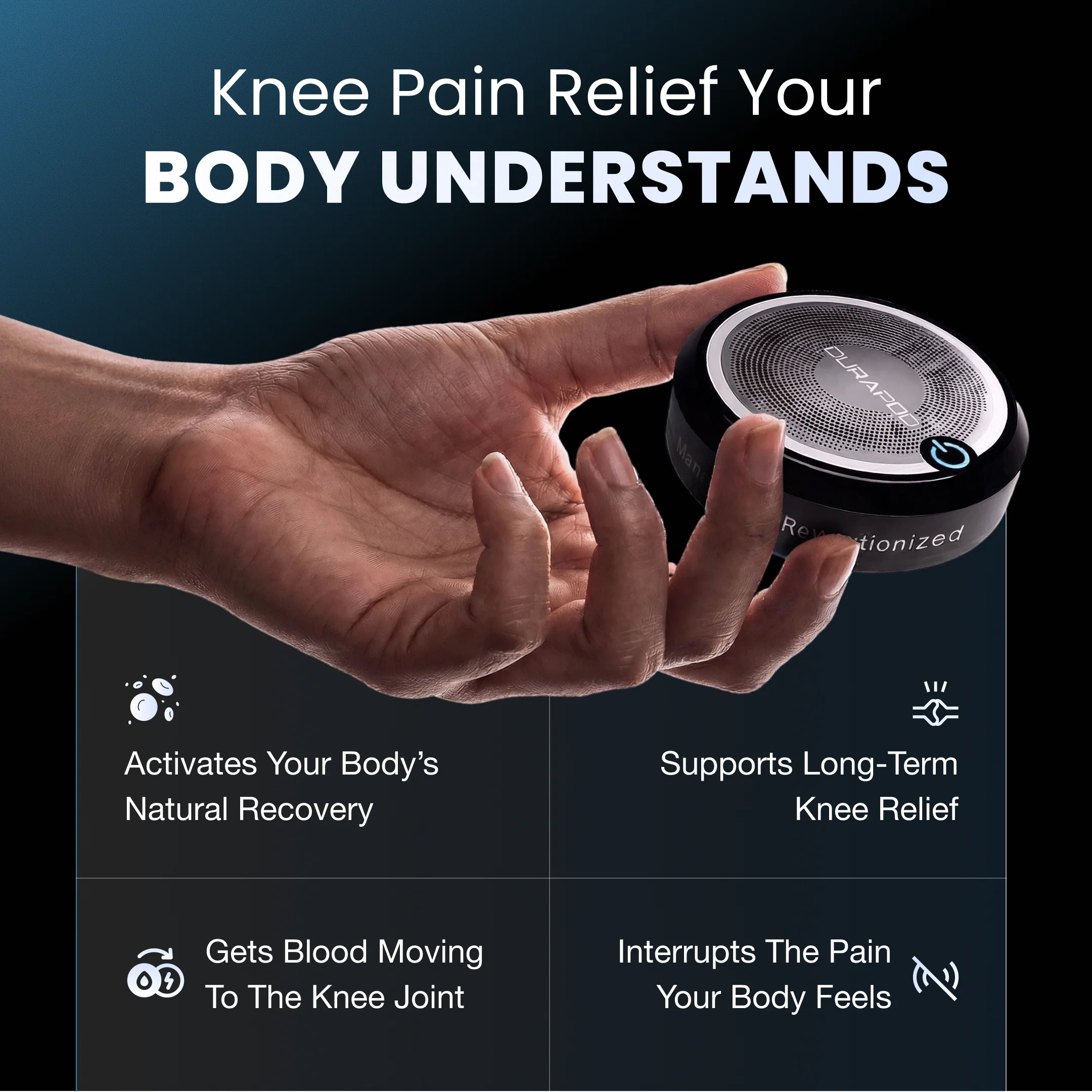 Curapod for Knee Pain | Drug-Free Light Therapy | FDA Registered  - Image 5
