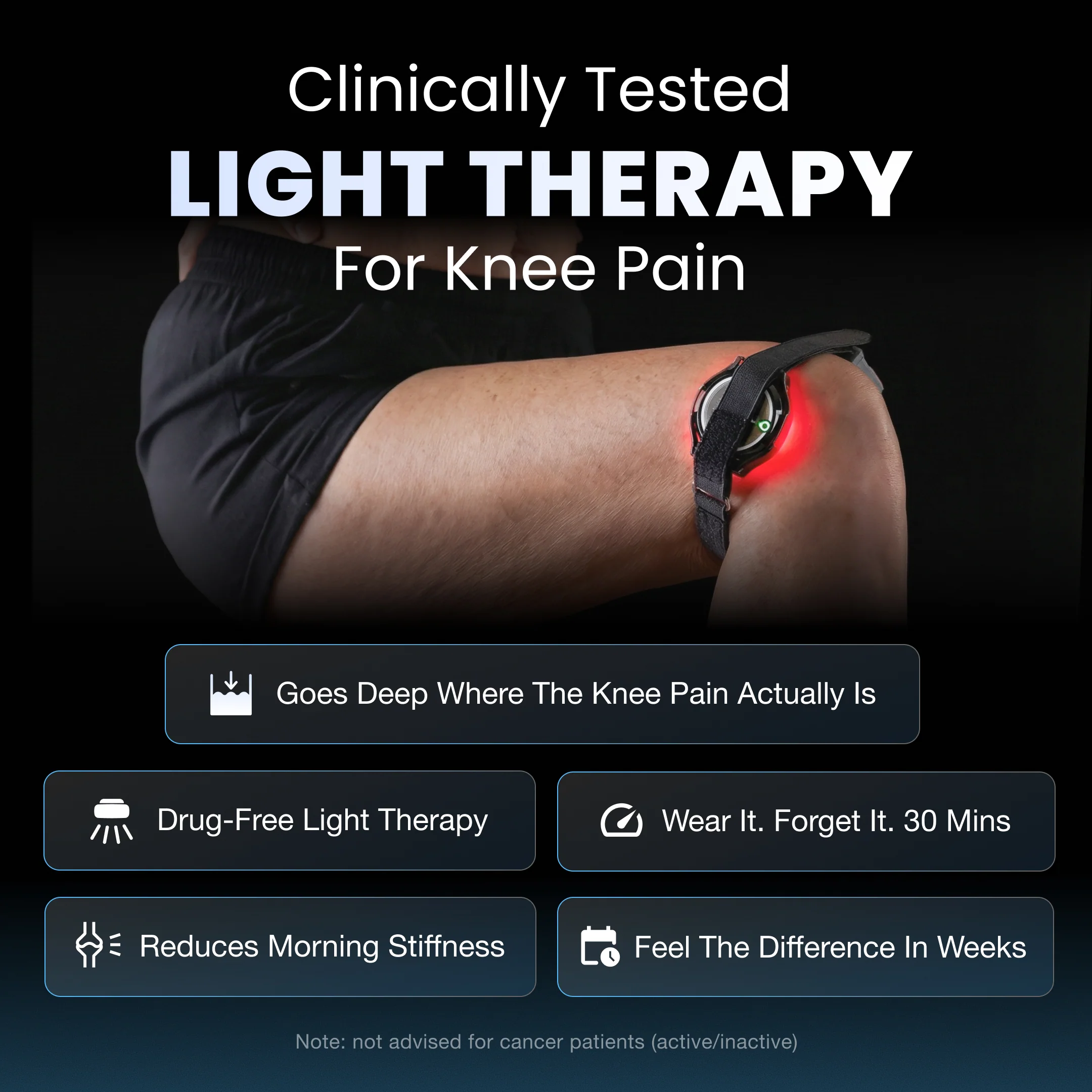 Curapod for Knee Pain | Drug-Free Light Therapy | FDA Registered  - Image 6